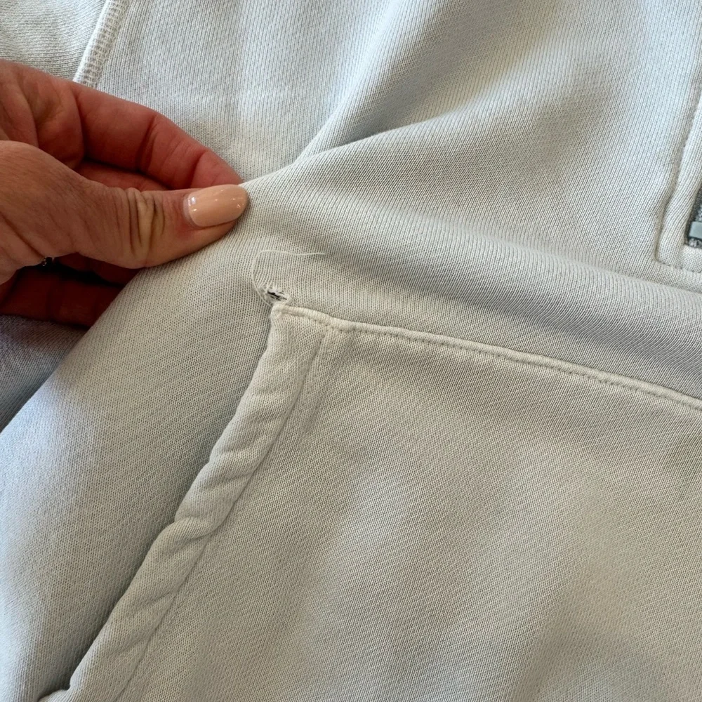 Skims Organic
Cotton Half Zip Pullover in opal M - Picture 6 of 8